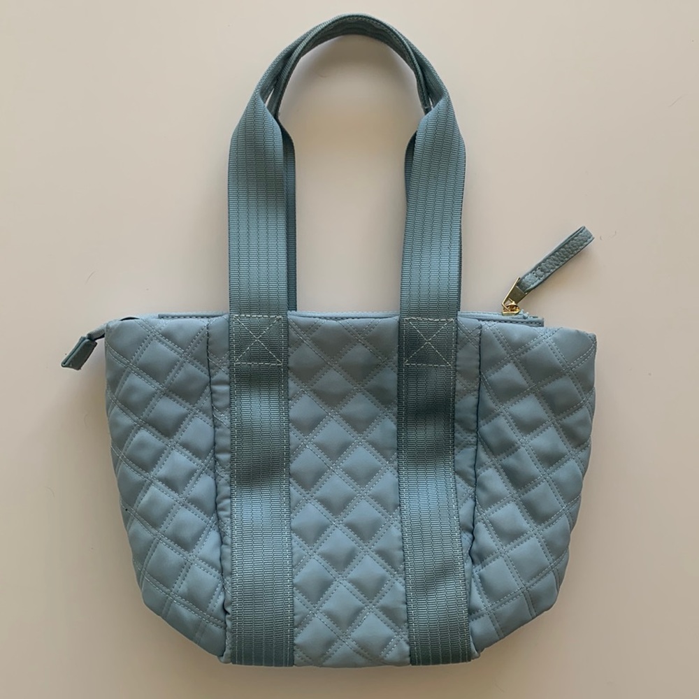 Cynthia Rowley Blue Quilted handbag Purse with wallet